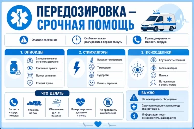 Помощь при передозировке в Коряжме