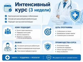 Реабилитация за 21 день в Коряжме